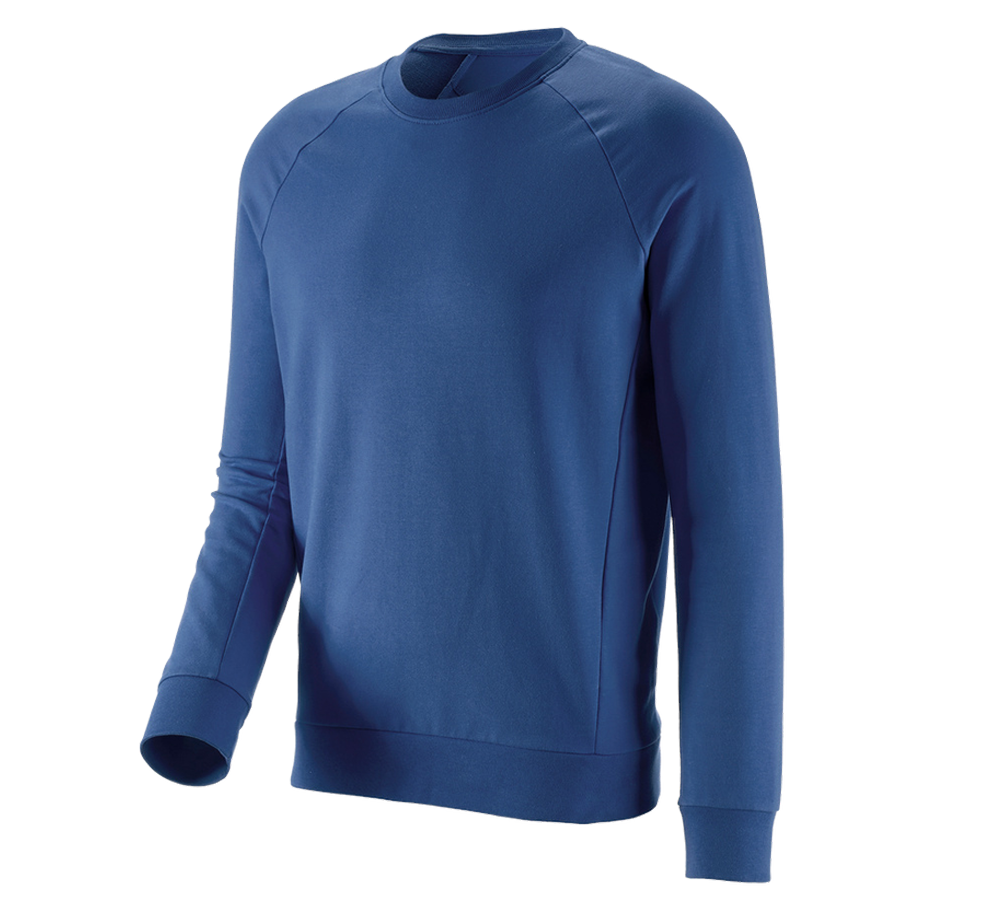 Trička, svetry & košile: e.s. Mikina cotton stretch + alkalická modrá