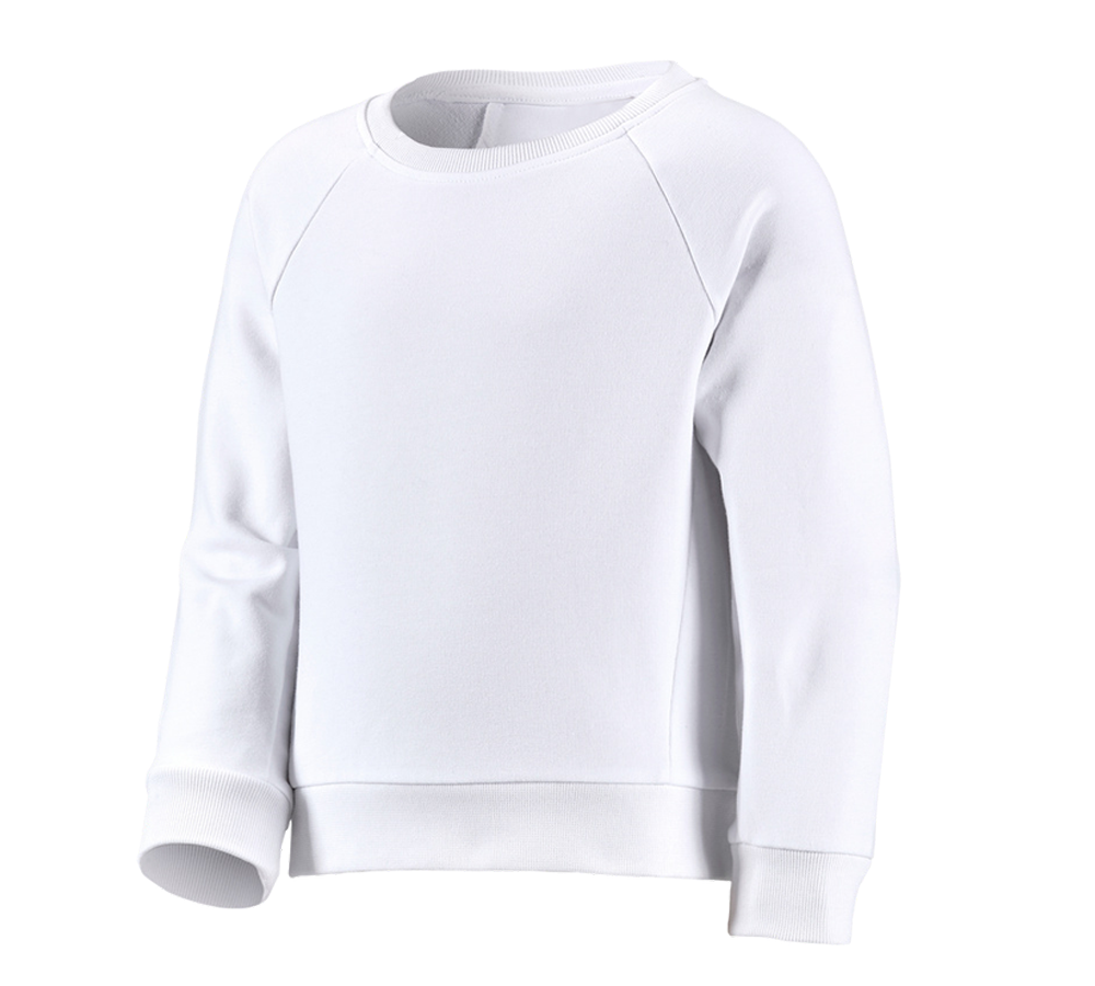 Trička | Svetry | Košile: e.s. Mikina cotton stretch, dětská + bílá