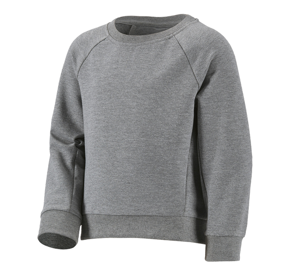 Trička | Svetry | Košile: e.s. Mikina cotton stretch, dětská + šedý melír