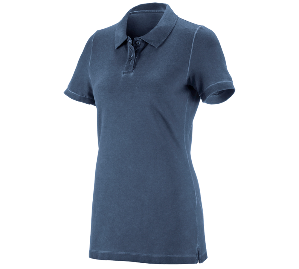 Instalatéři: e.s. Polo-Tričko vintage cotton stretch, dámská + antická modrá vintage