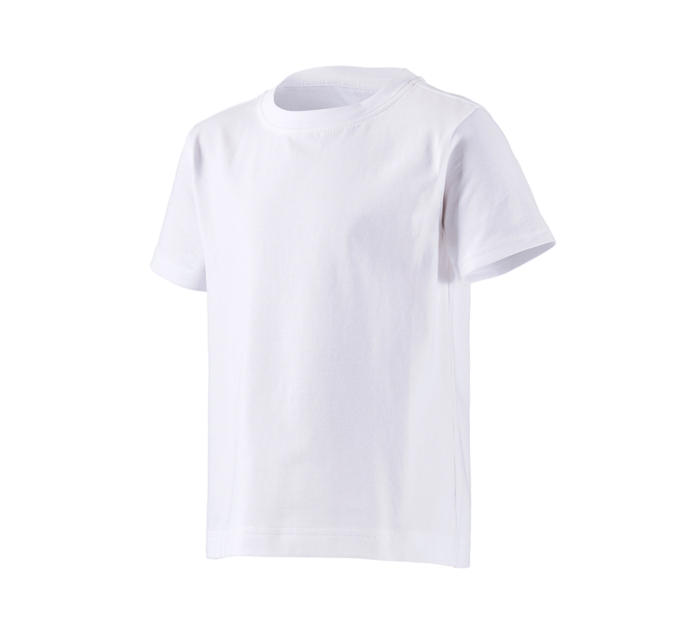Trička | Svetry | Košile: e.s. Tričko cotton stretch, dětská + bílá