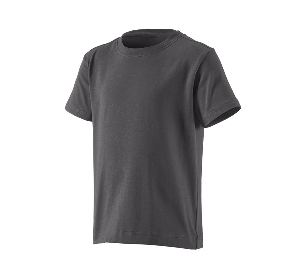 Trička | Svetry | Košile: e.s. Tričko cotton stretch, dětská + antracit