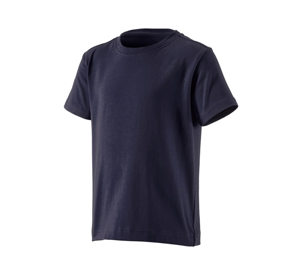 Trička | Svetry | Košile: e.s. Tričko cotton stretch, dětská + tmavomodrá
