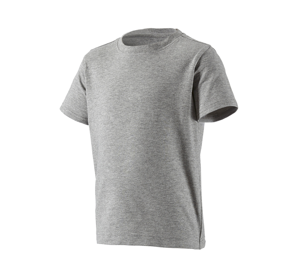 Trička | Svetry | Košile: e.s. Tričko cotton stretch, dětská + šedý melír