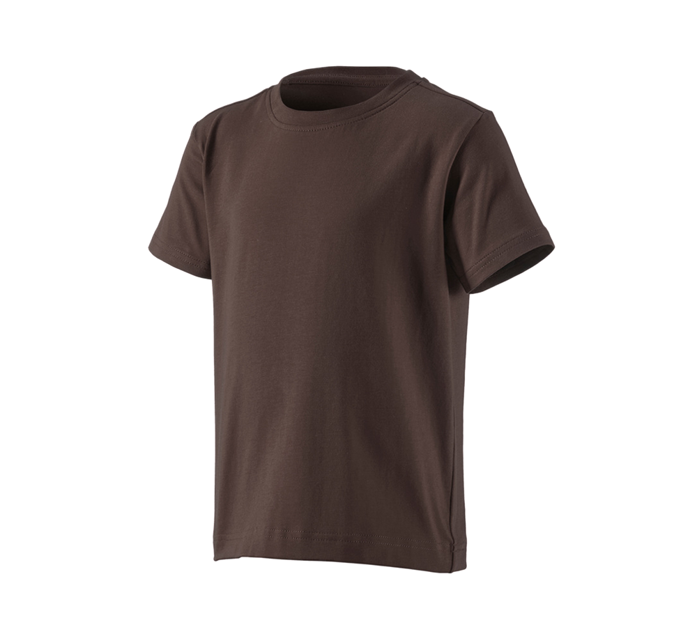 Trička | Svetry | Košile: e.s. Tričko cotton stretch, dětská + kaštan
