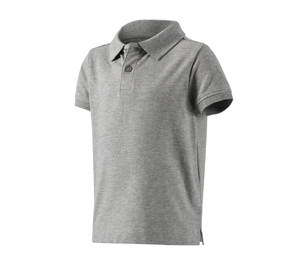 Trička | Svetry | Košile: e.s. Polo-Tričko cotton stretch, dětská + šedý melír