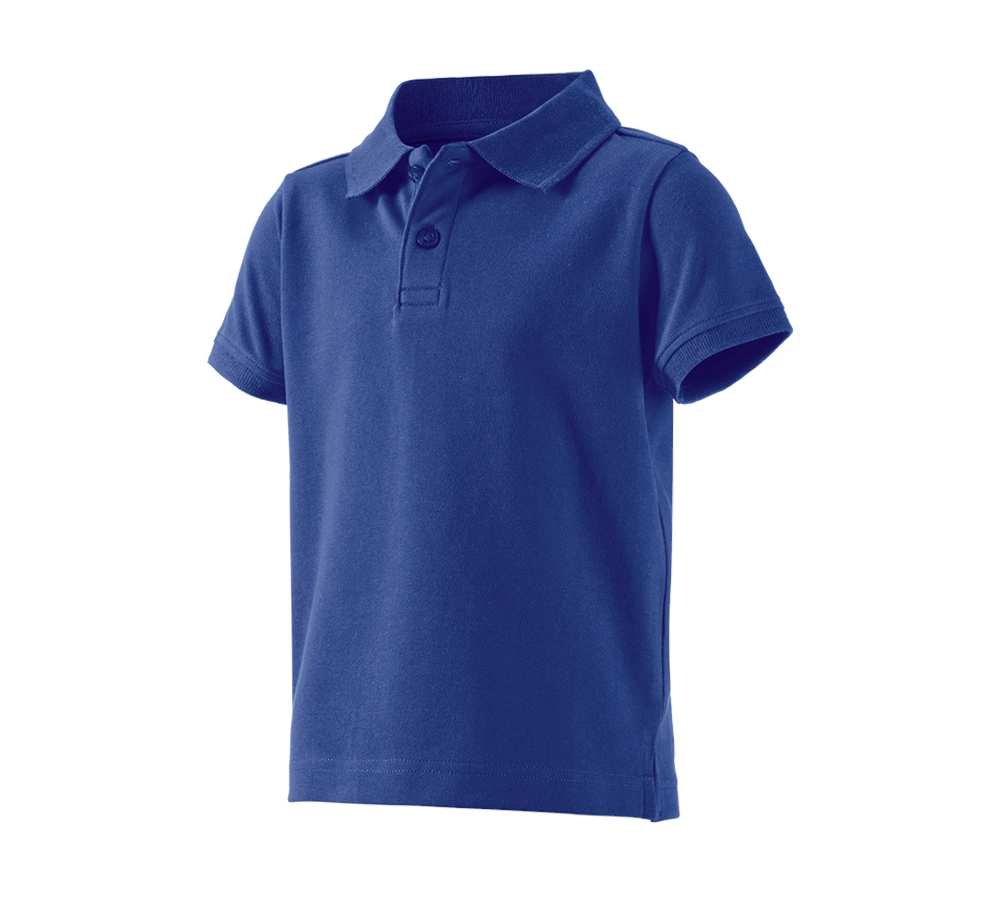 Trička | Svetry | Košile: e.s. Polo-Tričko cotton stretch, dětská + modrá chrpa