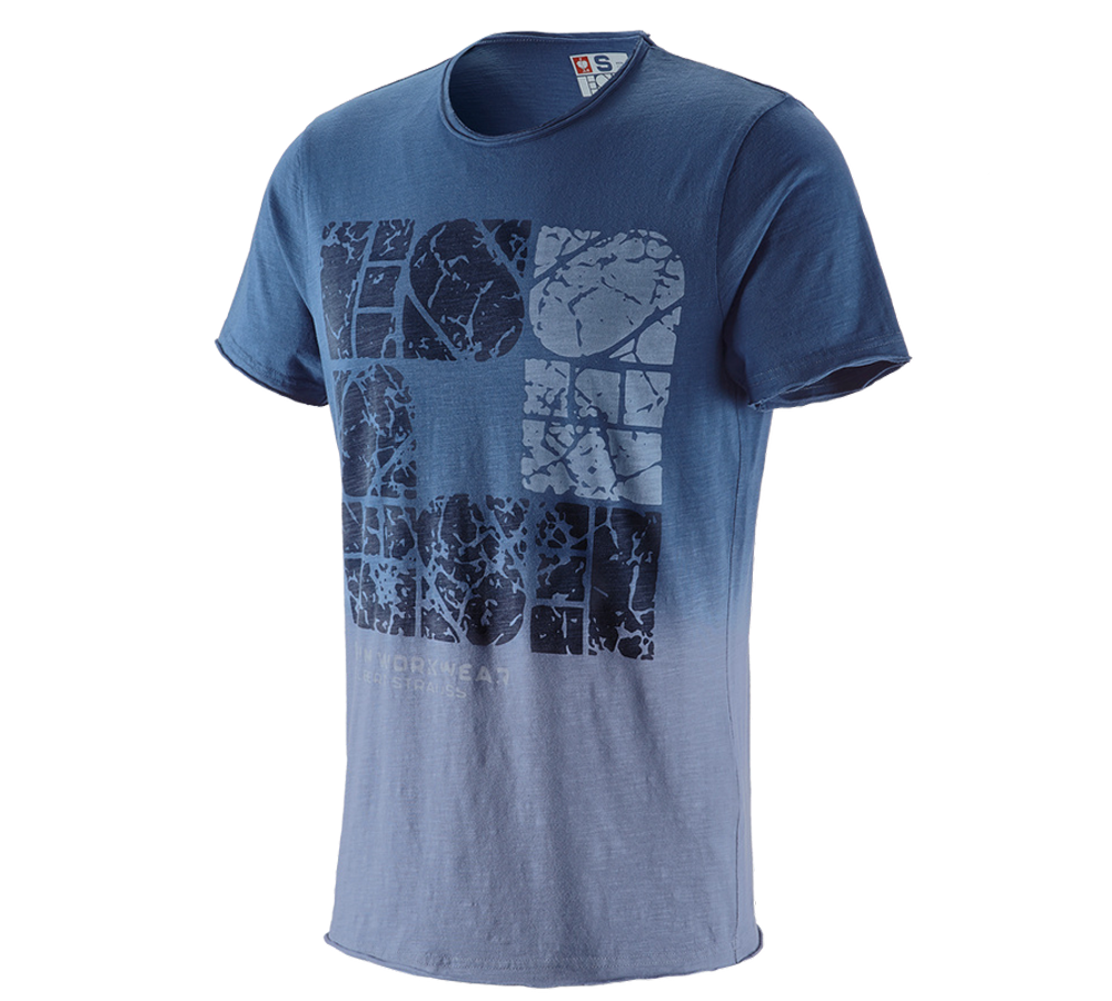 Trička, svetry & košile: e.s. Tričko denim workwear + antická modrá vintage
