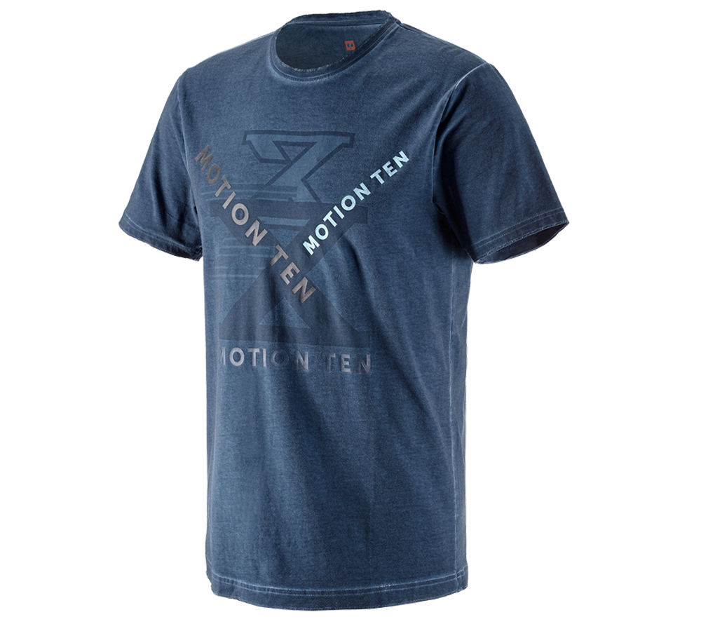 Trička, svetry & košile: Tričko e.s.motion ten + břidlicová modrá vintage