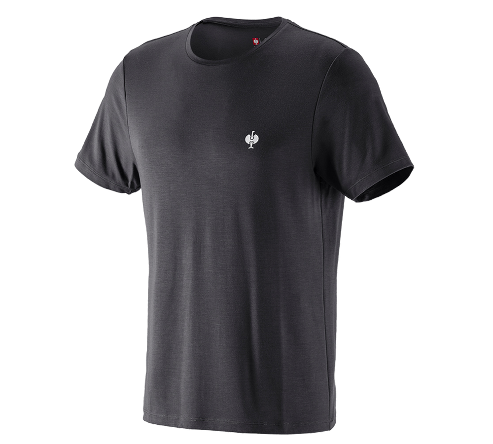 Trička, svetry & košile: Modal tričko e.s. ventura vintage + černá