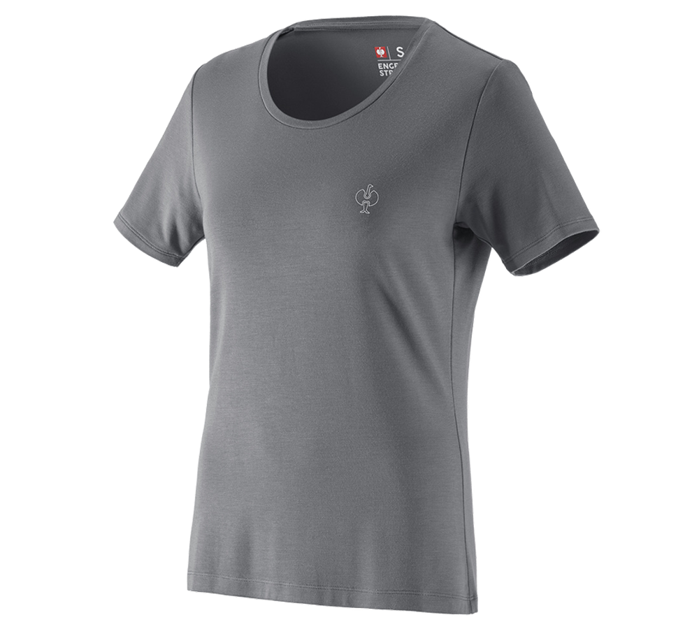 Trička | Svetry | Košile: Modal tričko e.s. ventura vintage, dámské + čedičově šedá