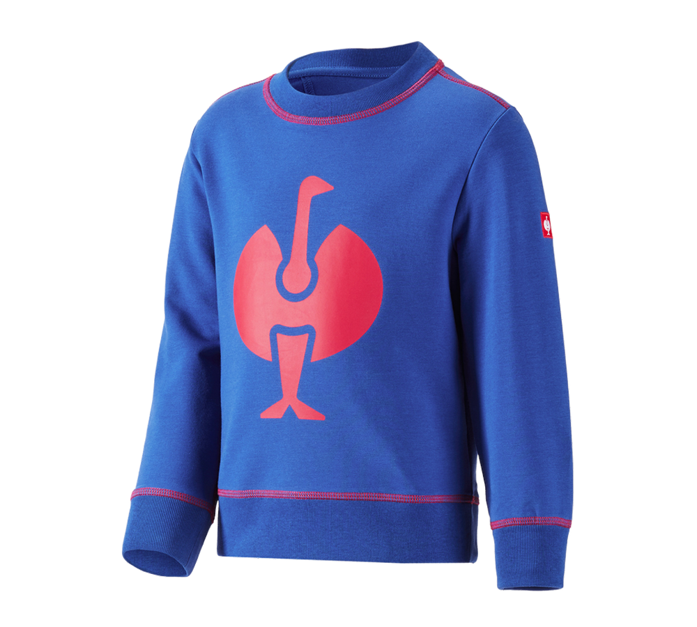 Trička | Svetry | Košile: Mikina e.s.motion 2020, dětská + modrá chrpa/ohnivě červená