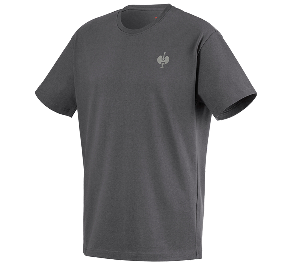 Trička, svetry & košile: Tričko heavy e.s.iconic + karbonová šedá
