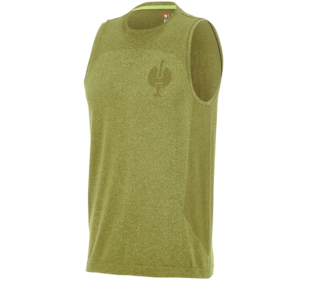 Trička, svetry & košile: Atletické tričko seamless e.s.trail + jalovcová zelená melanž