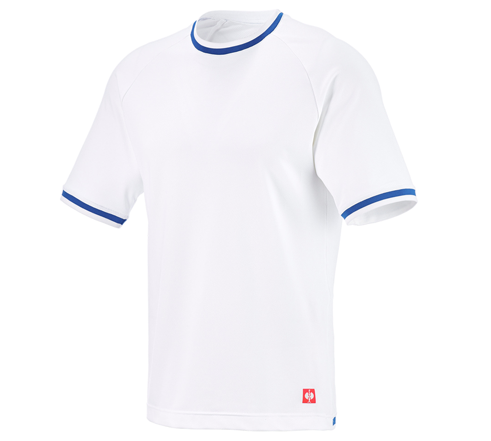 Oděvy: Funkční-triko e.s.ambition + bílá/enciánově modrá