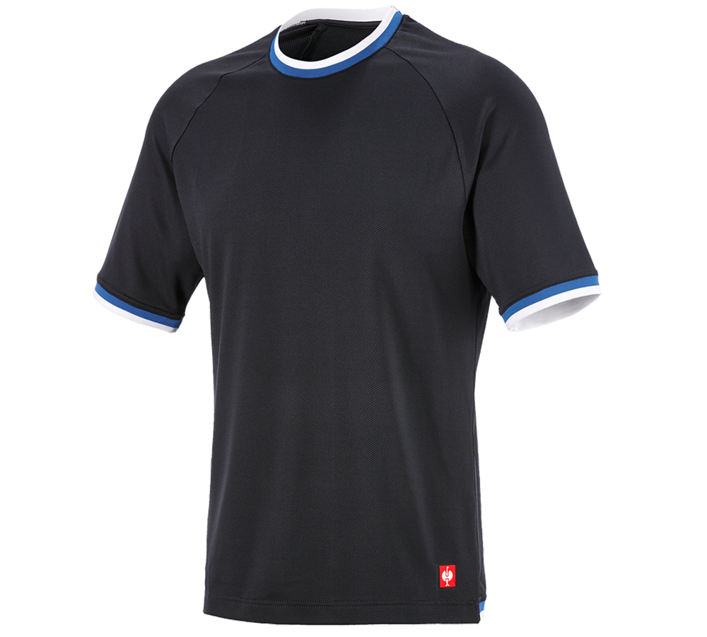 Oděvy: Funkční-triko e.s.ambition + grafit/enciánově modrá