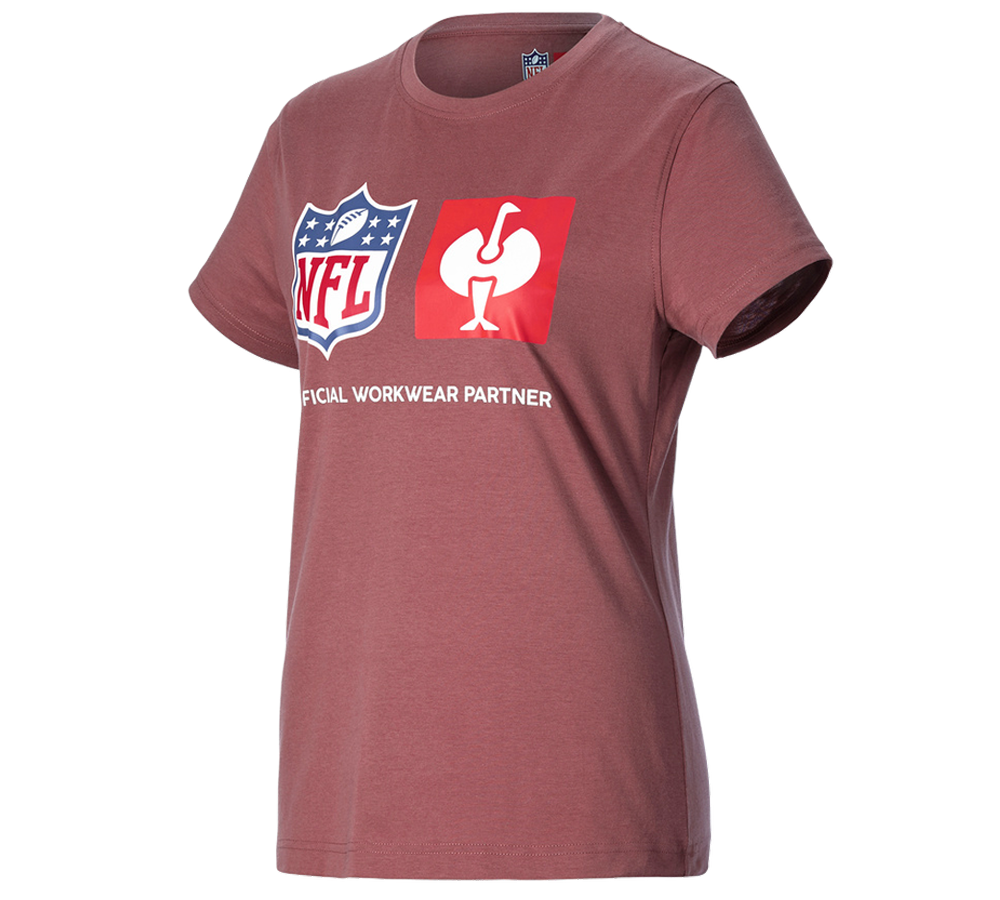 Oděvy: NFL T-Shirt cotton, ladies + oxidově červená