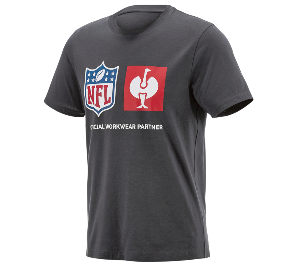 Trička, svetry & košile: NFL T-Shirt cotton + karbonová šedá