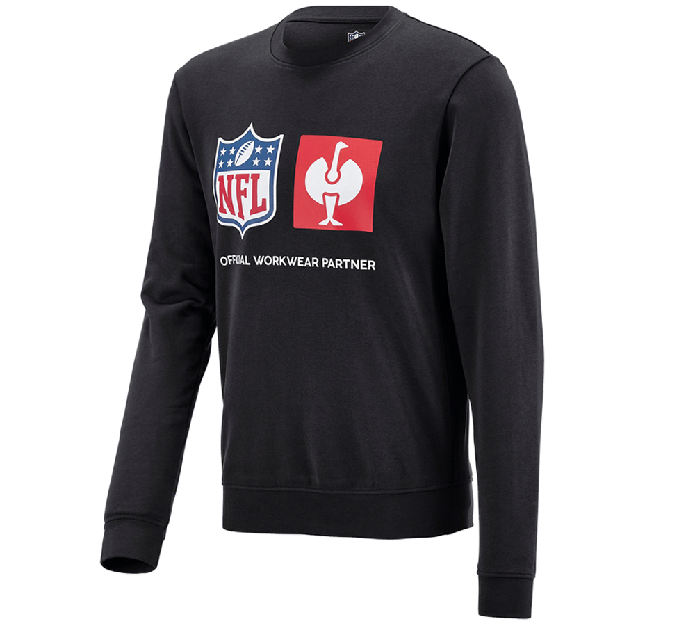 Spolupráce: NFL Sweatshirt cotton + černá