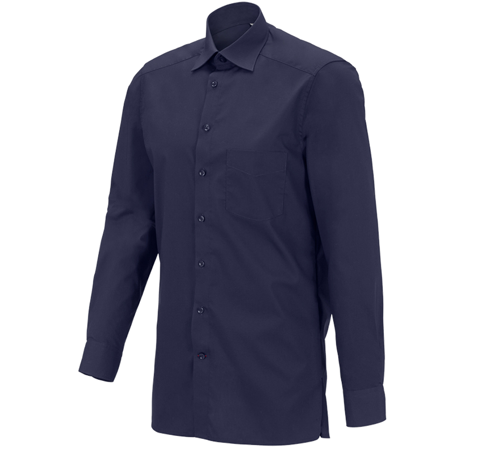 Trička, svetry & košile: e.s. Servisní košile s dlouhým rukávem + tmavomodrá