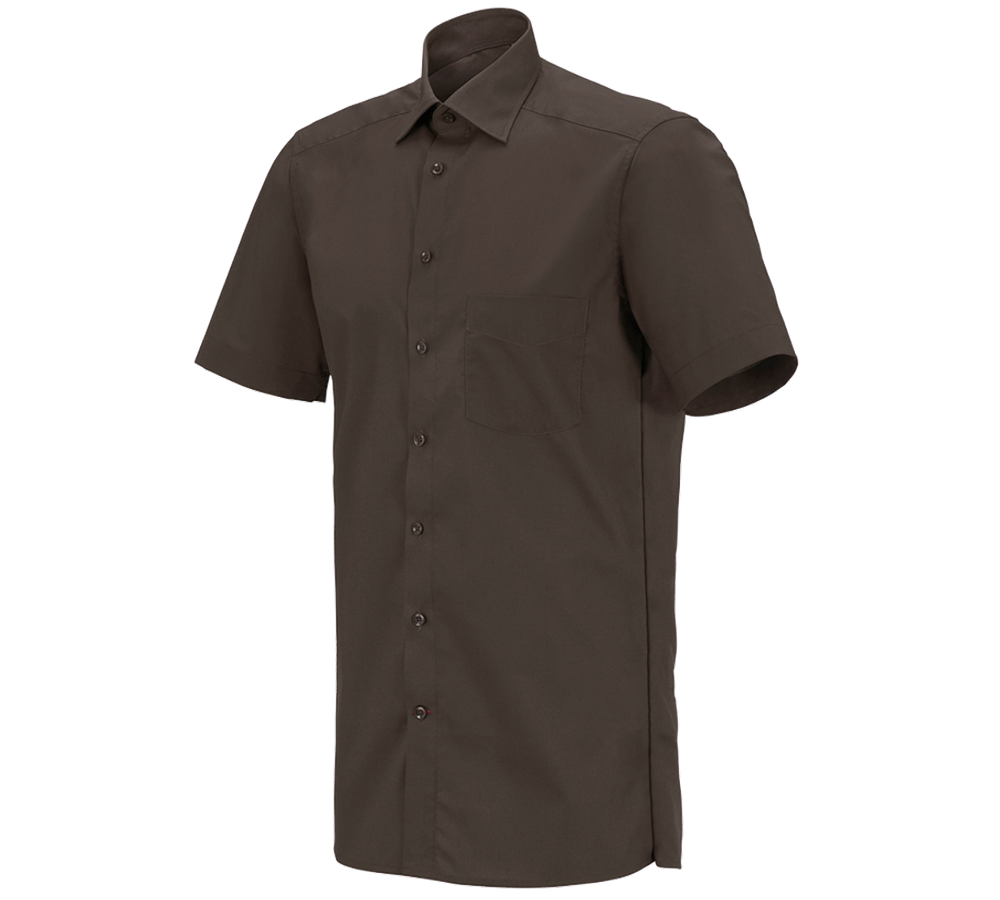 Trička, svetry & košile: e.s. Servisní košile s krátkým rukávem + kaštan