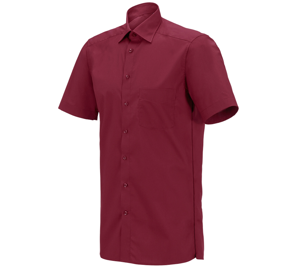 Trička, svetry & košile: e.s. Servisní košile s krátkým rukávem + rubínová