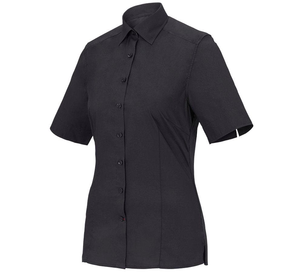 Trička | Svetry | Košile: Halena pro podnikání e.s.comfort,s krátkým rukávem + černá