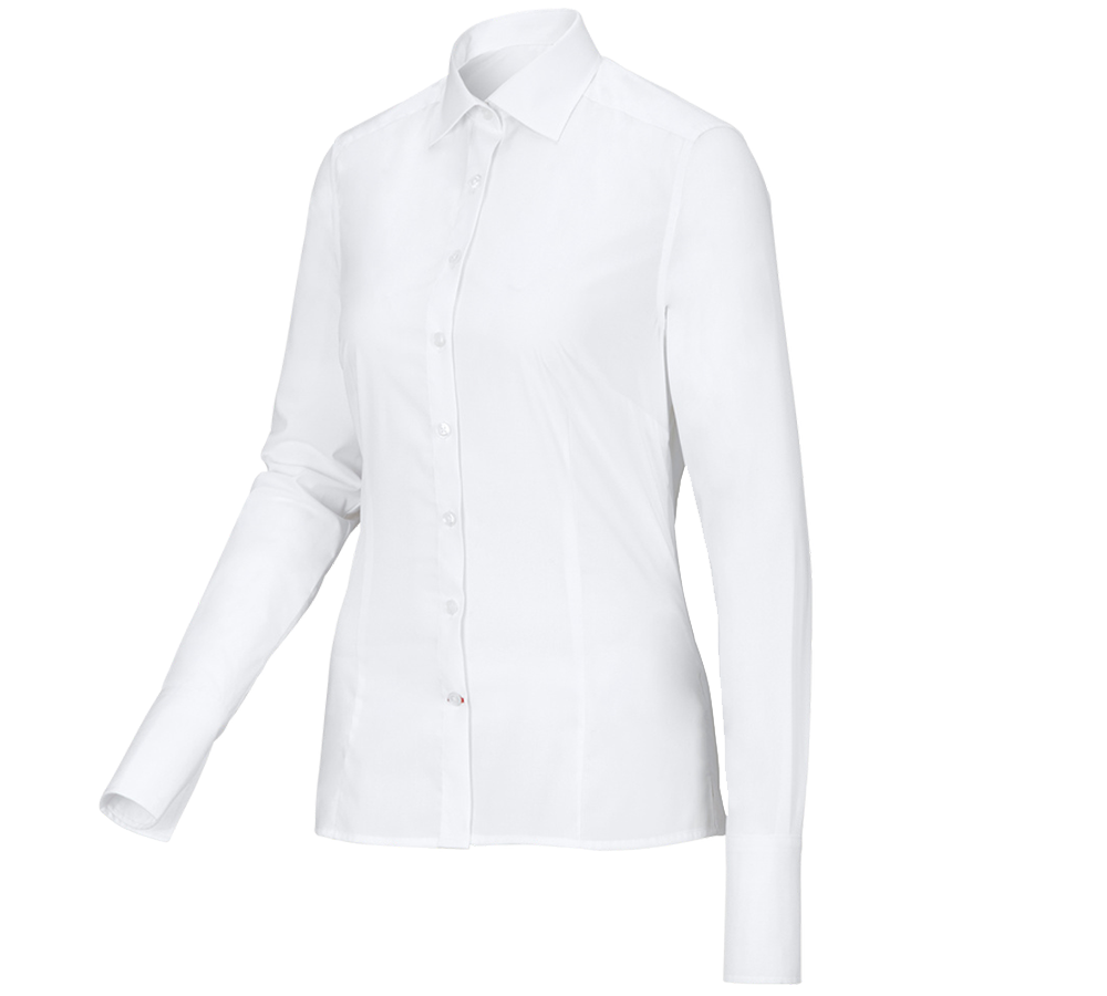 Trička | Svetry | Košile: Halena pro podnikání e.s.comfort,s dlouhým rukávem + bílá