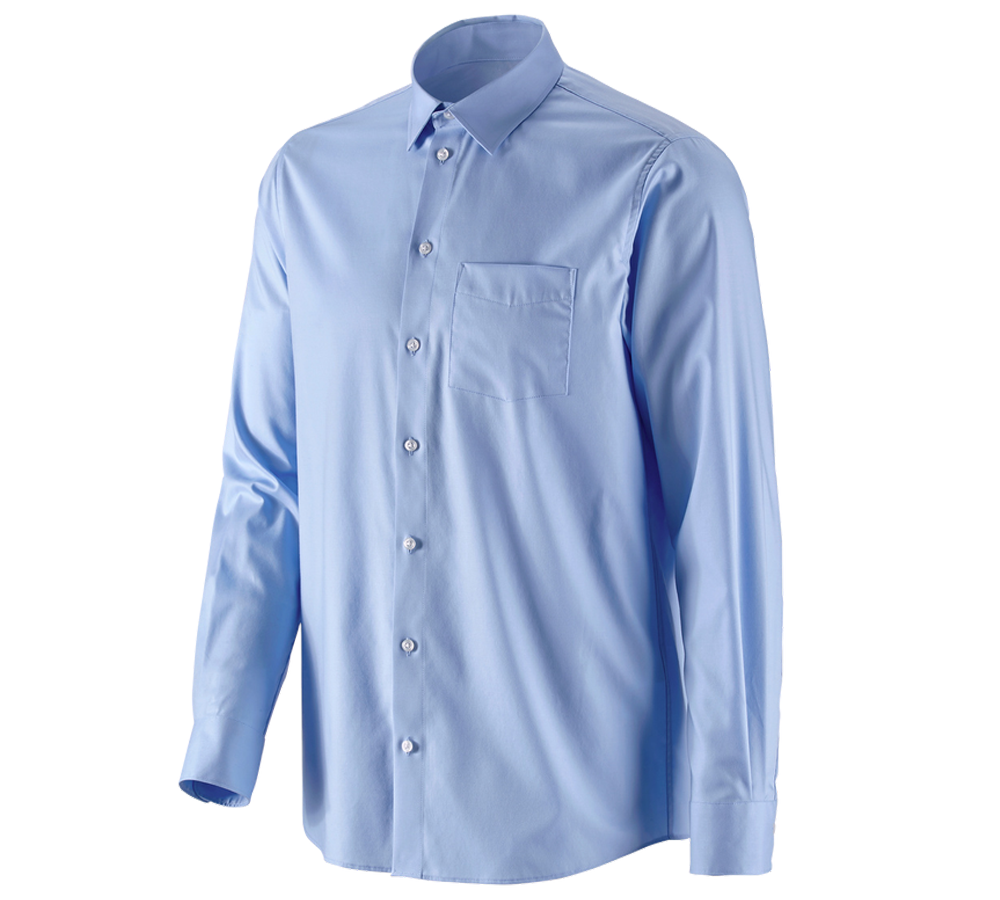 Trička, svetry & košile: e.s. Business košile cotton stretch, comfort fit + mrazivě modrá