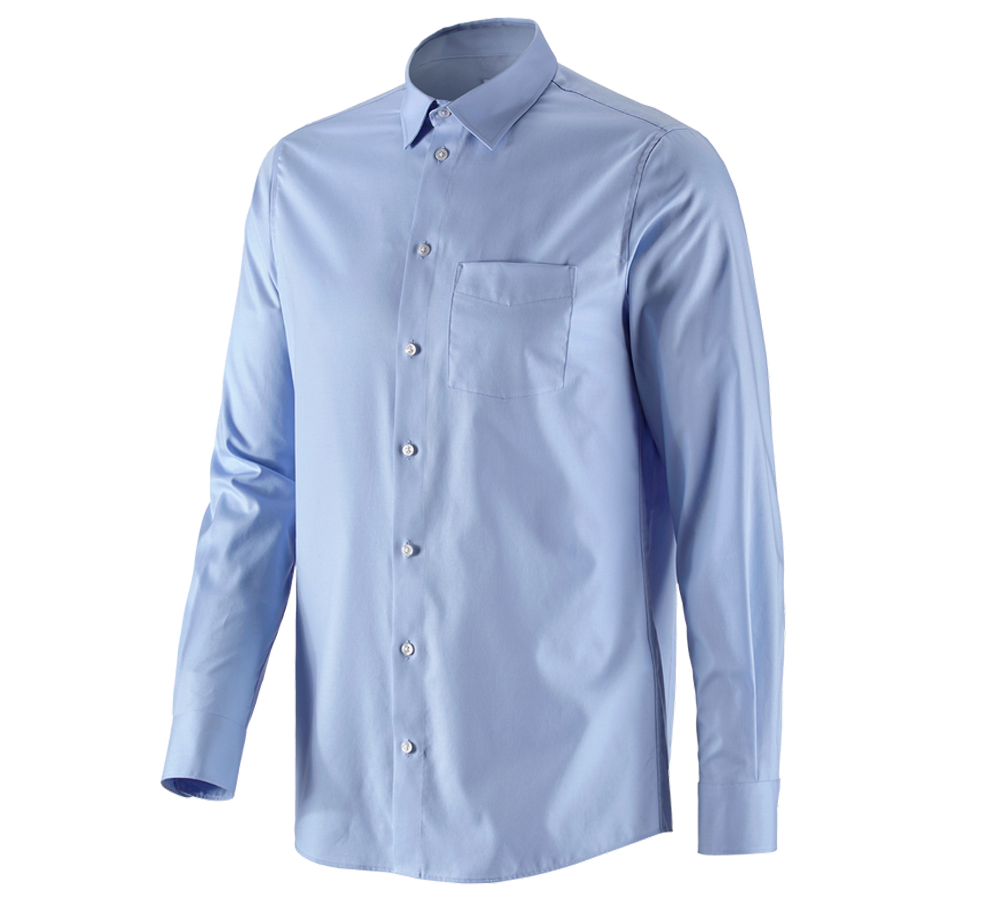 Témata: e.s. Business košile cotton stretch, regular fit + mrazivě modrá