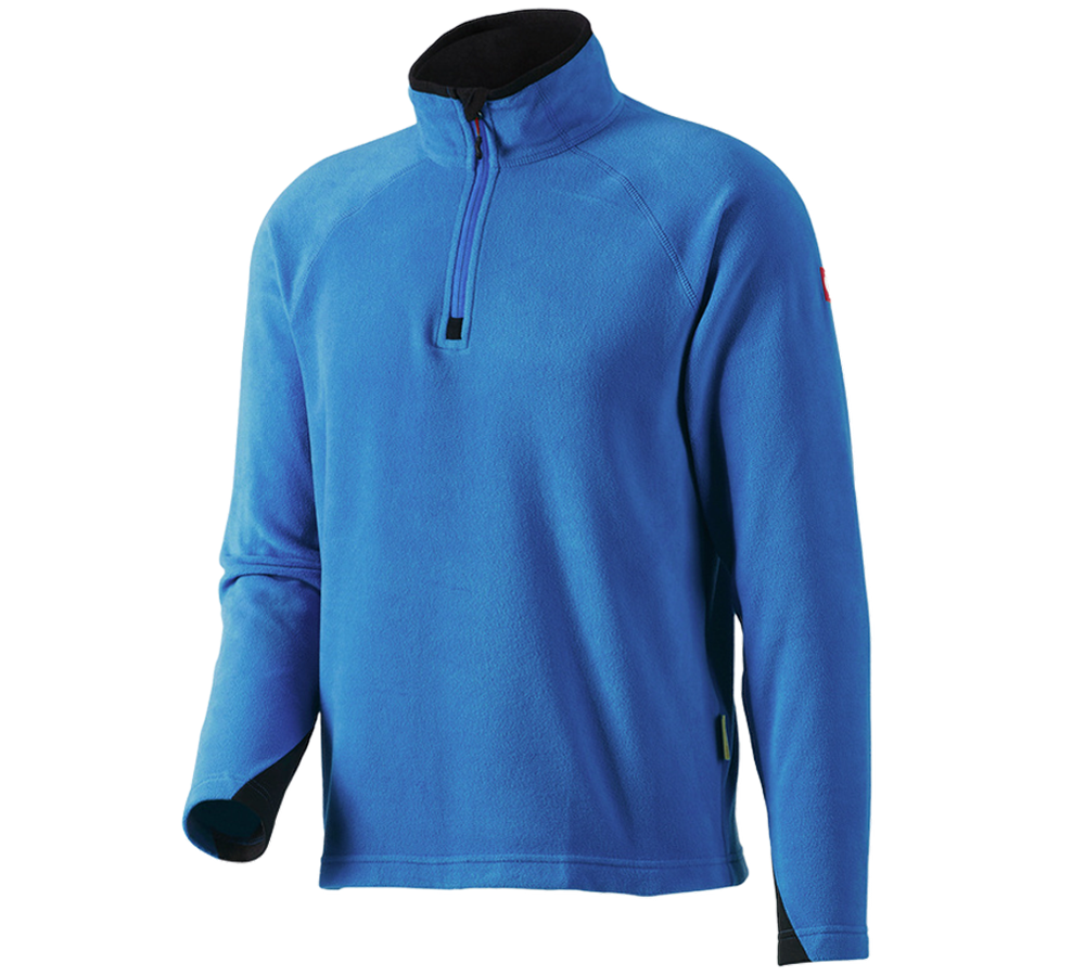 Trička, svetry & košile: Troyer z microfleecu dryplexx® micro + enciánově modrá