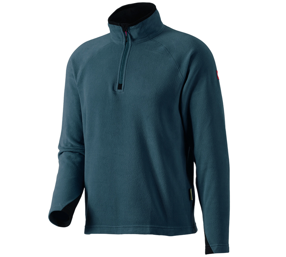 Trička, svetry & košile: Troyer z microfleecu dryplexx® micro + mořská modrá