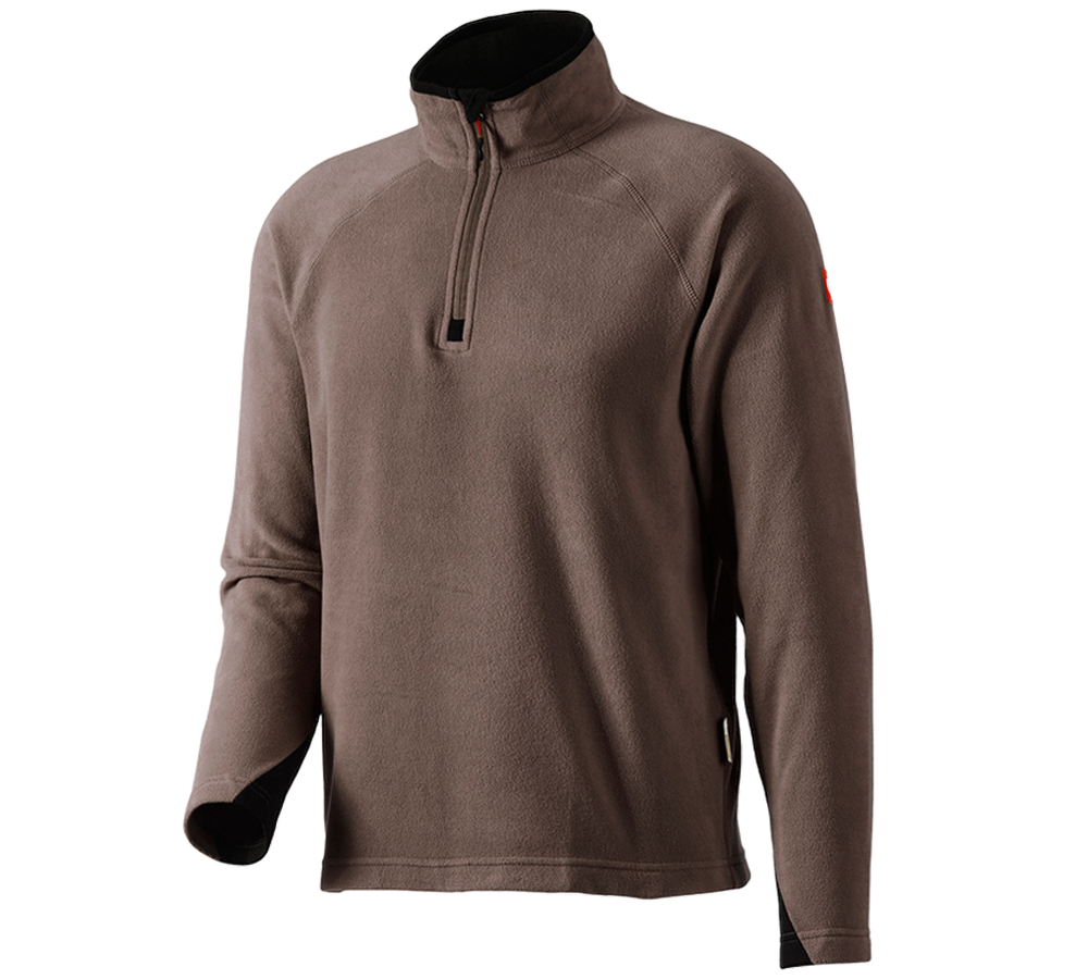 Trička, svetry & košile: Troyer z microfleecu dryplexx® micro + kaštan