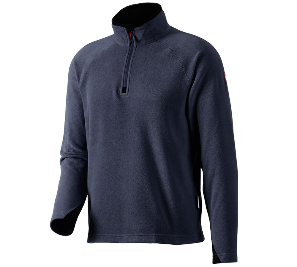 Trička, svetry & košile: Troyer z microfleecu dryplexx® micro + tmavomodrá