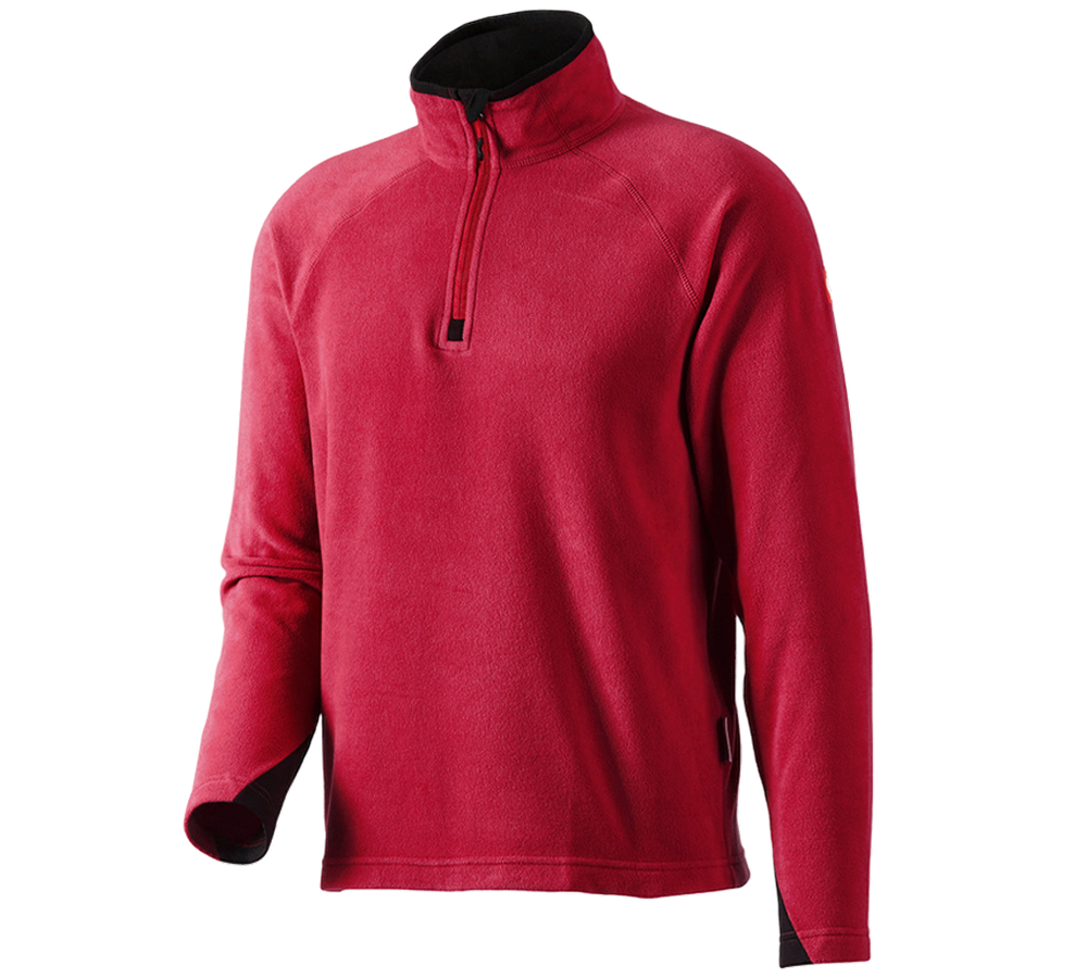 Trička, svetry & košile: Troyer z microfleecu dryplexx® micro + červená