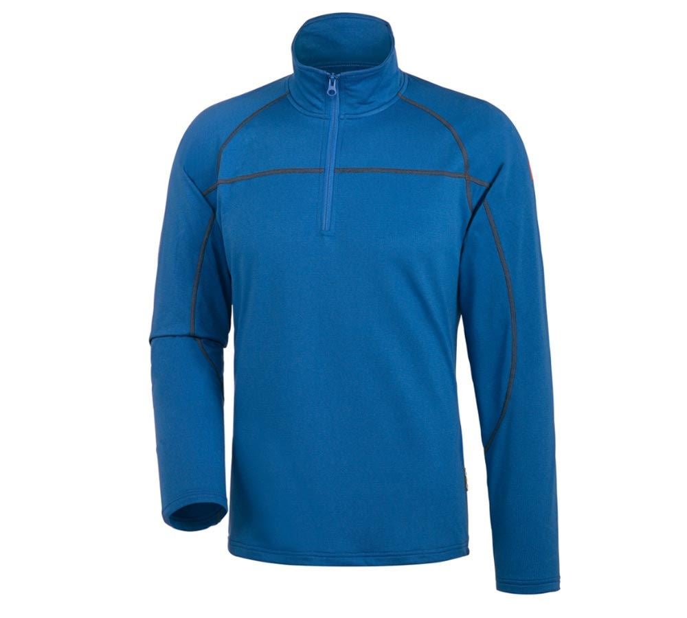 Trička, svetry & košile: e.s. Troyer clima-pro + enciánově modrá