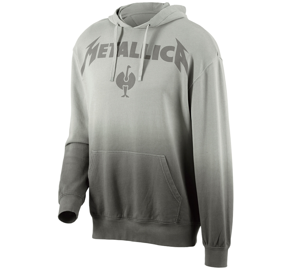 Trička, svetry & košile: Metallica cotton hoodie, men + magnetická šedá/granitová