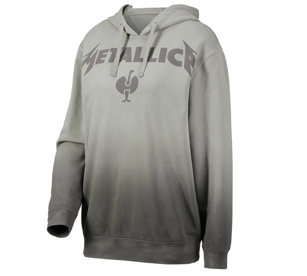 Trička | Svetry | Košile: Metallica cotton hoodie, ladies + magnetická šedá/granitová