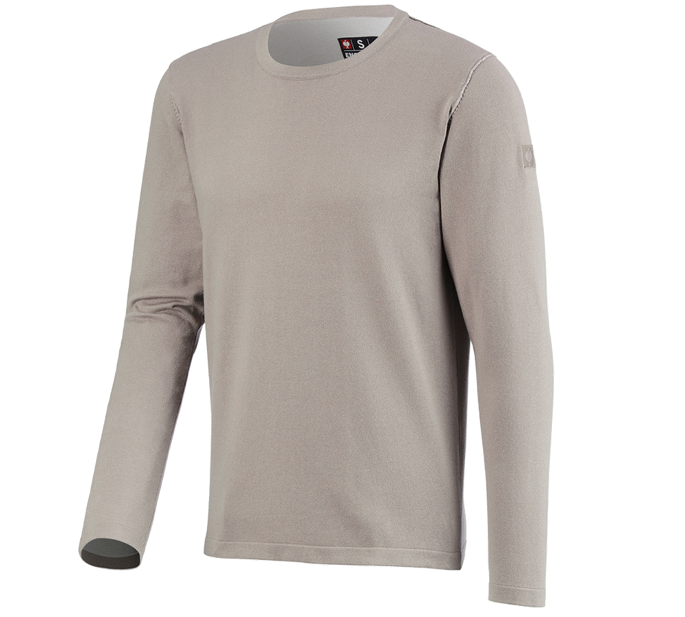 Trička, svetry & košile: Pletený svetr e.s.iconic + delfíní šedá
