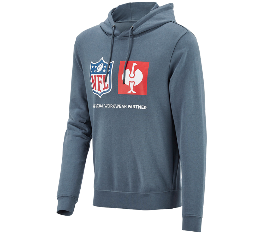 Trička, svetry & košile: NFL Hoodie cotton + oxidově modrá