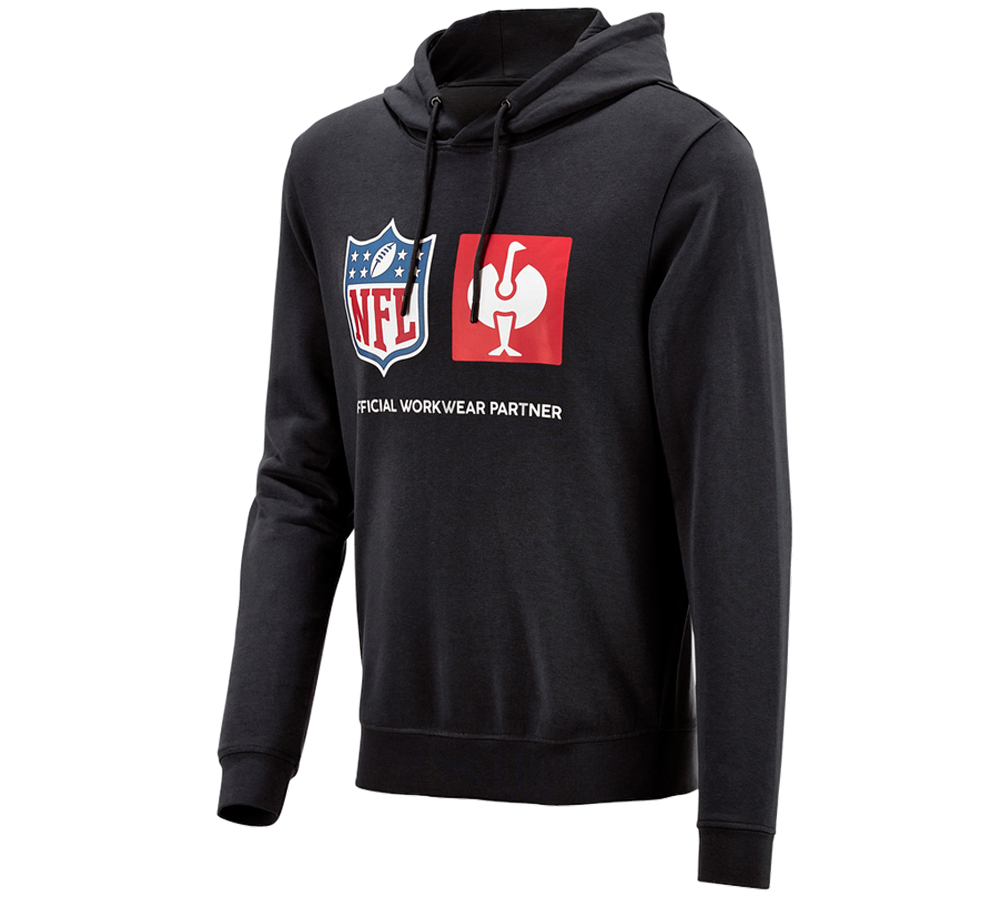 Trička, svetry & košile: NFL Hoodie cotton + černá