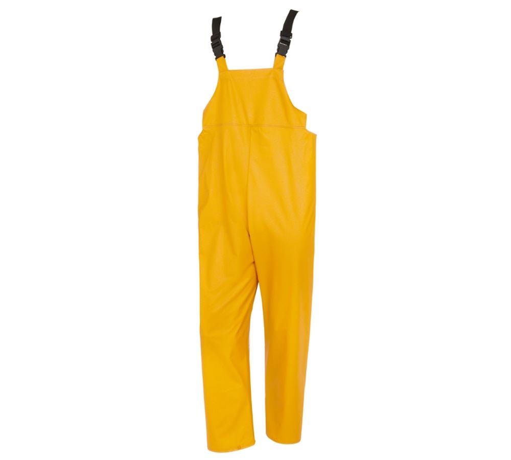 Pracovní kalhoty: Kalhoty s laclem Flexi-Stretch + žlutá