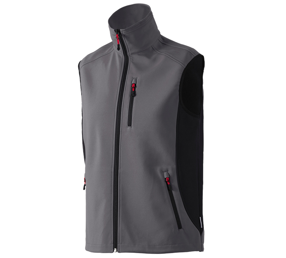 Truhlář / Stolař: Softshellová vesta dryplexx® softlight + antracit/černá