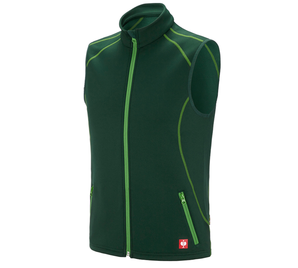 Pracovní vesty: Funkční vesta thermo stretch e.s.motion 2020 + zelená/mořská zelená