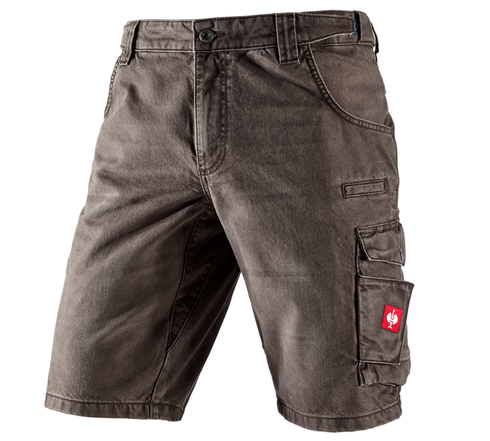 Pracovní kalhoty: e.s. Pracovní džínové kraťasy + kaštan