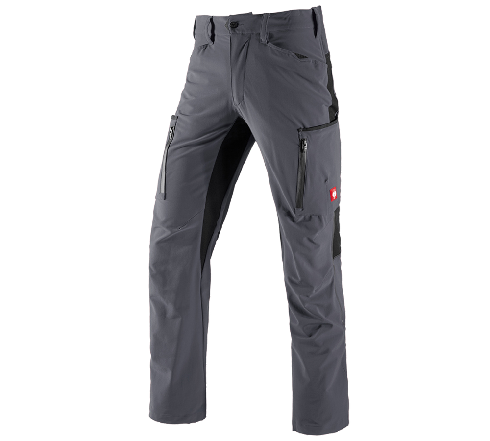 Pracovní kalhoty: Cargo kalhoty e.s.vision stretch, pánské + šedá/černá
