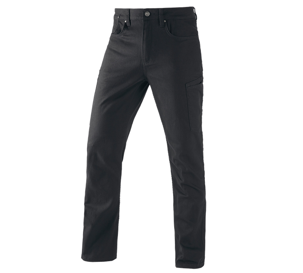 Pracovní kalhoty: e.s. Džíny se 7 kapsami + černá