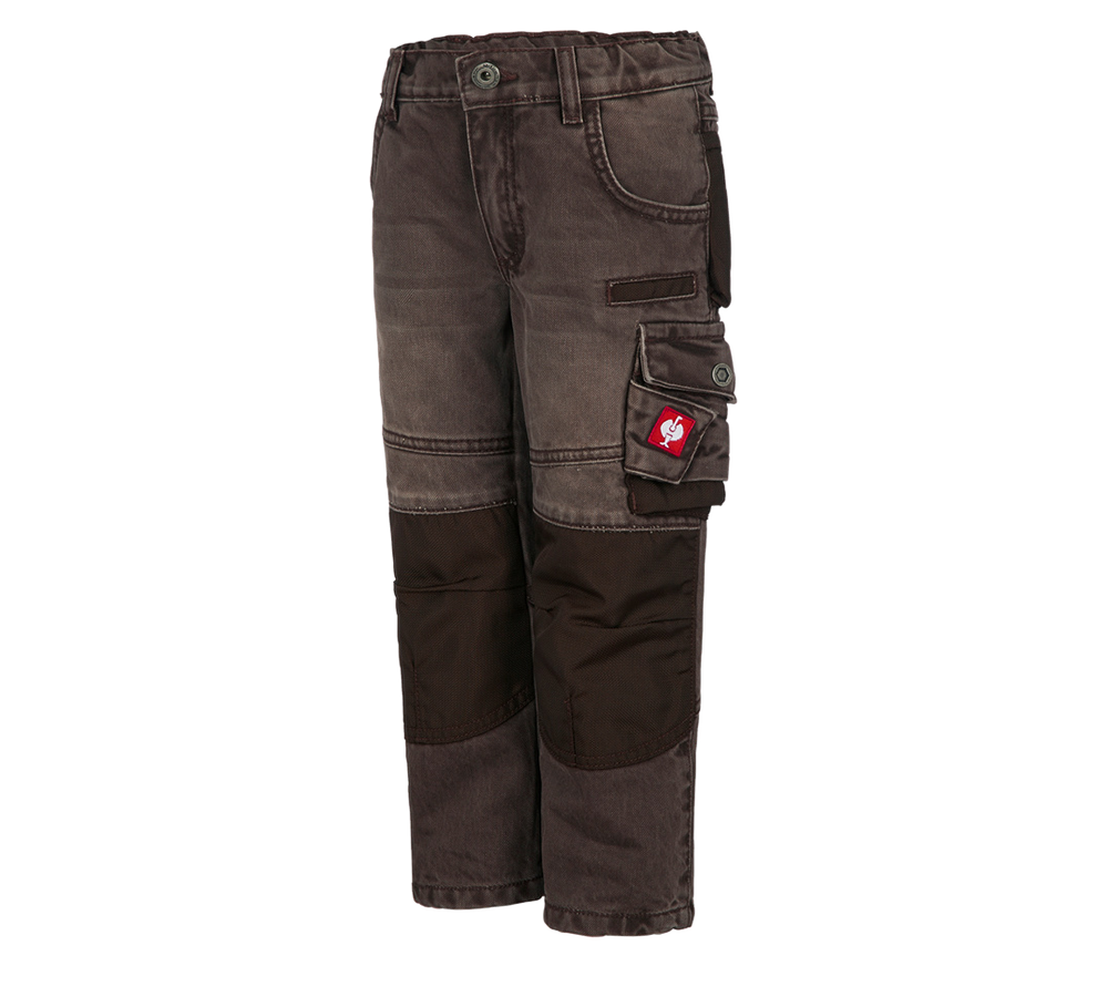 Kalhoty: Jeans e.s.motion denim, dětské + kaštan