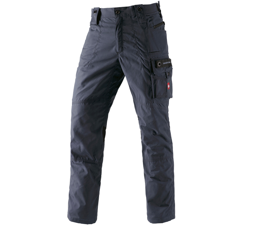 Pracovní kalhoty: e.s. Kalhoty do pasu cotton touch + noční modrá
