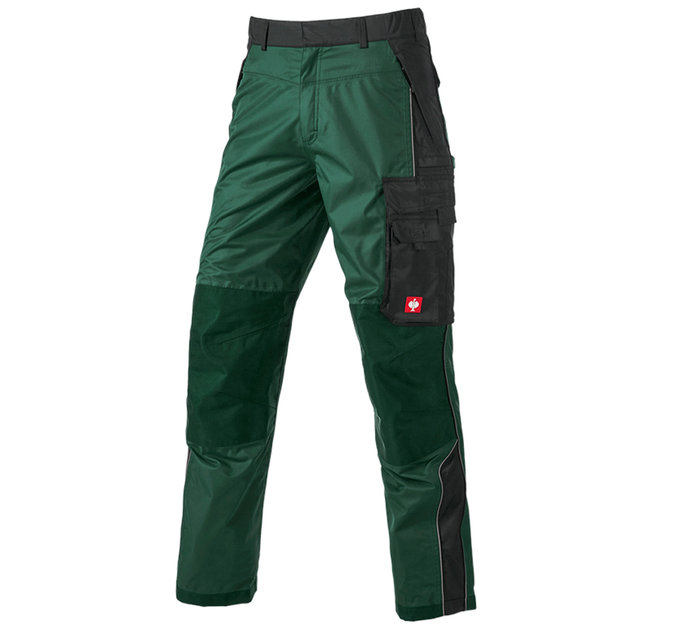 Témata: Funkční kalhoty do pasu e.s.prestige + zelená/černá